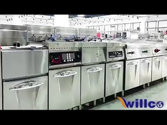 CE 6 Range de brûleurs à gaz Équipements de cuisson commerciaux avec armoire